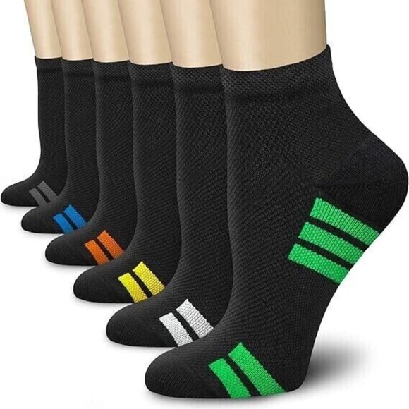 Compression Socks for Women & Men Ankle Support 15-20 mmHg for Running Cycling - Picture 1 of 4